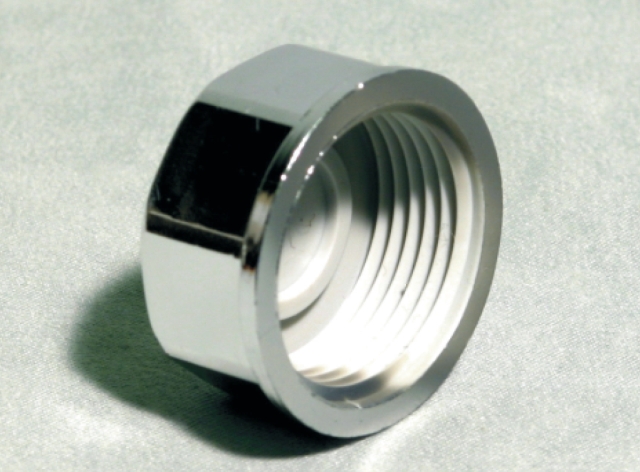 Tank cover - chrome 1"