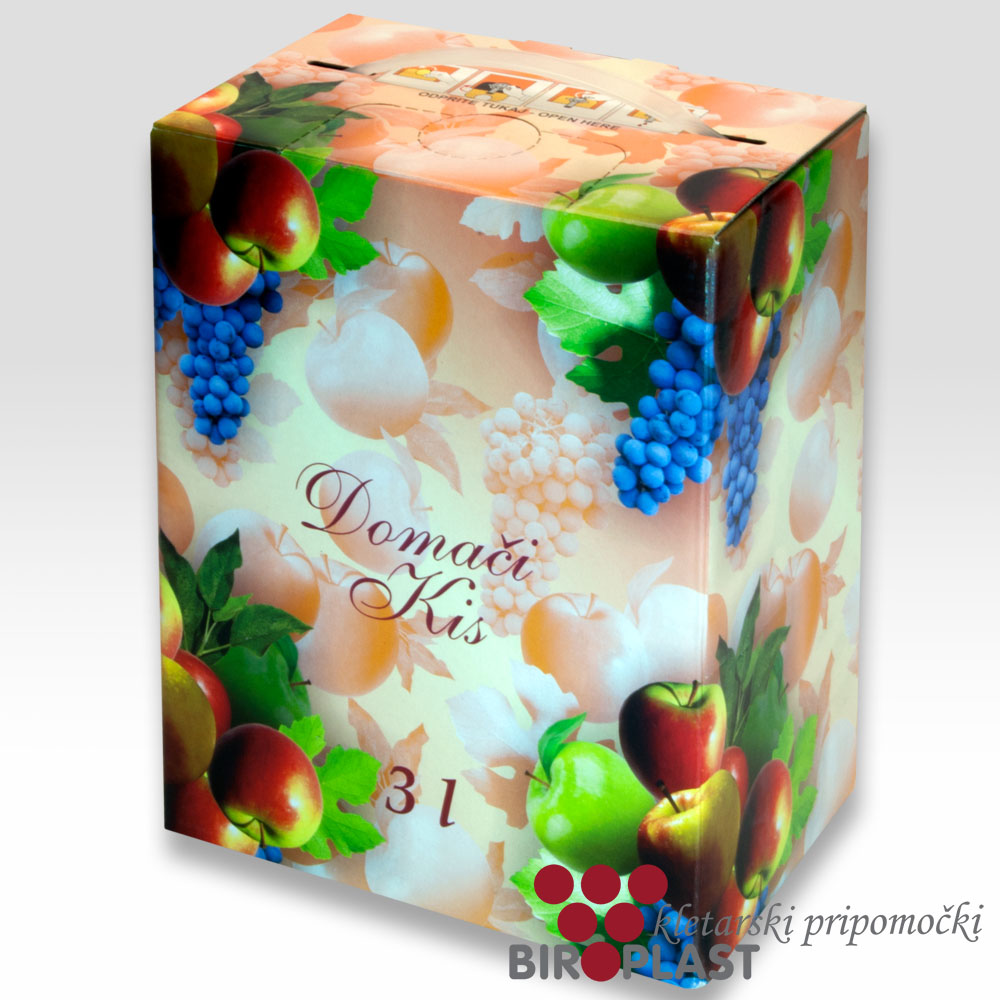 Karton 3l - Domači kis