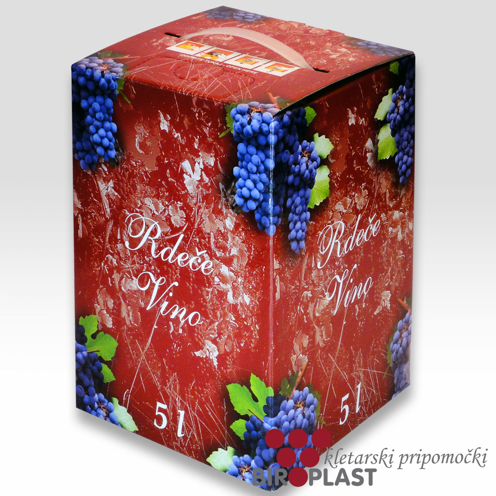 Karton 5l - Rdeče vino